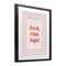 Stupell Industries Book Club Babe Gingham Framed Print Under Glass, design by Nadia Hassan